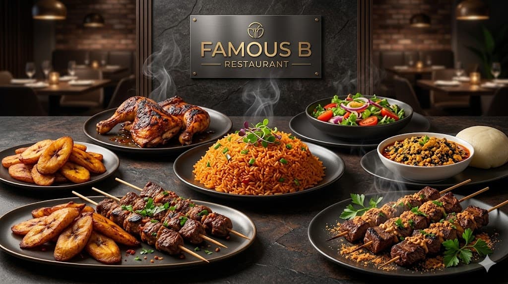 Famous B Restaurant Leeds food